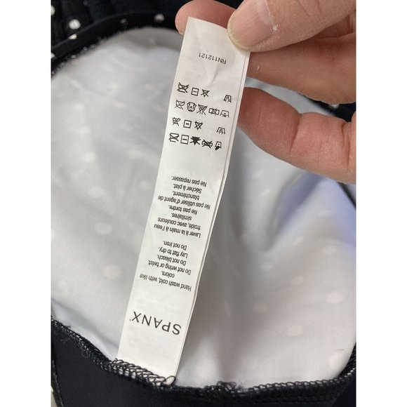 *New Spanx Retro Dresskini Polka Dot Swim Underwire Molded Cups Tankini Top-6 - Picture 5 of 13